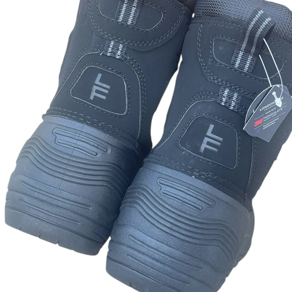 London Fog Breckenridge Water Proof, Insulated Boots, Black 11.5, NIB‎